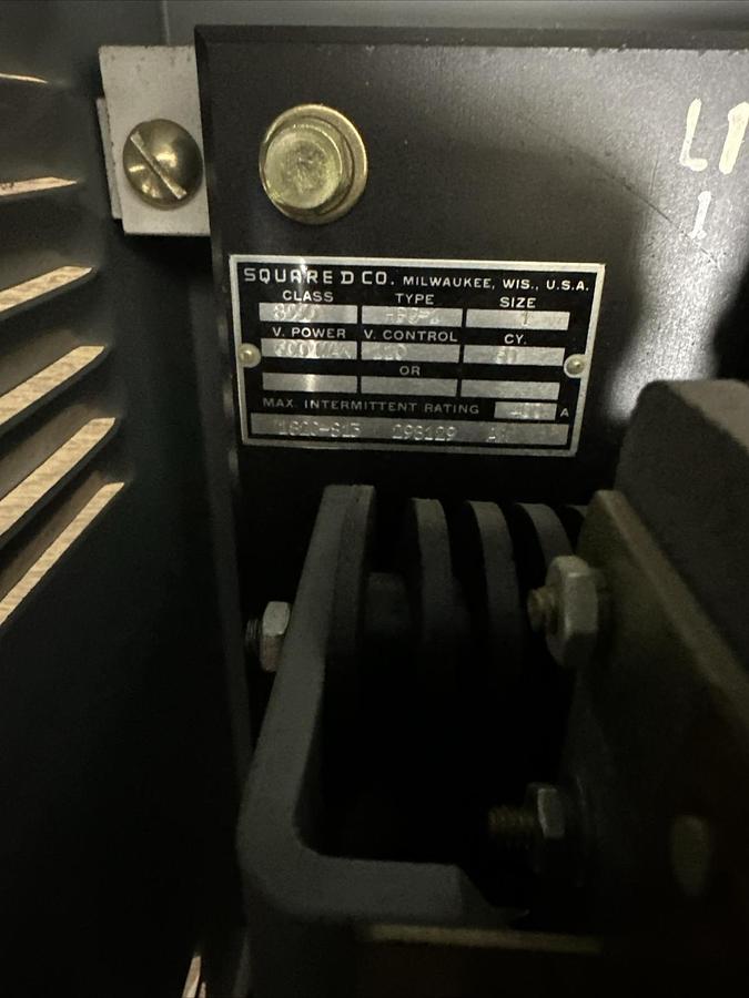 Square D,Class 8990 Type HBG-1,Size 1 High Speed Welder Contactor