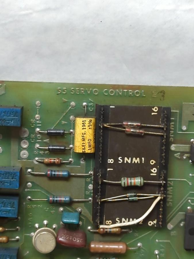 Used BENDIX,3733282F,S5 SERVO CONTROL CIRCUIT BOARD PRE-OWNED