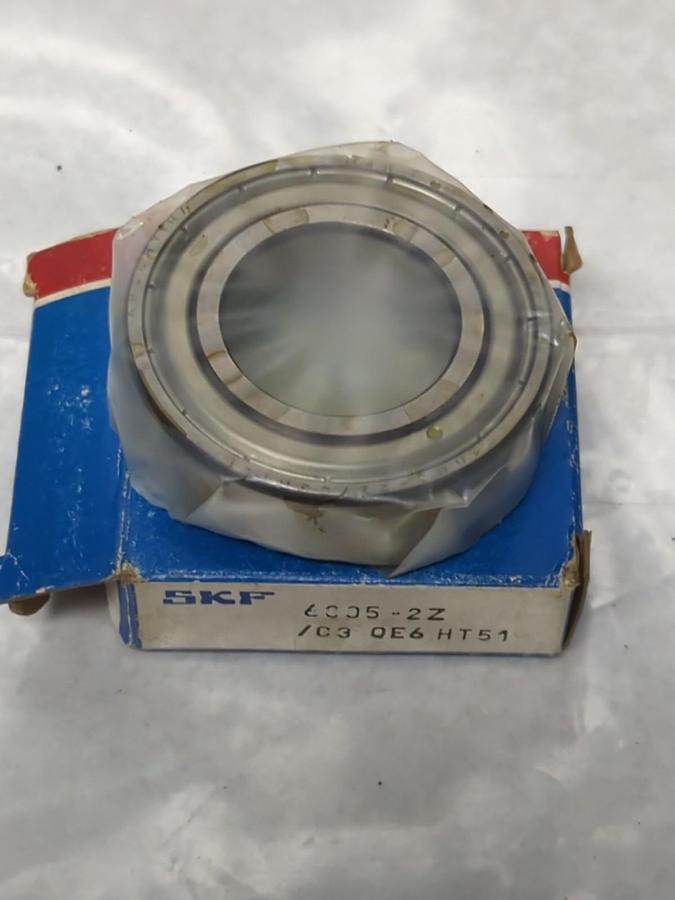 SKF,6005 2Z JEM,METAL SHIELDED DEEP GROOVE BALL BEARING 25X47X12MM NOS