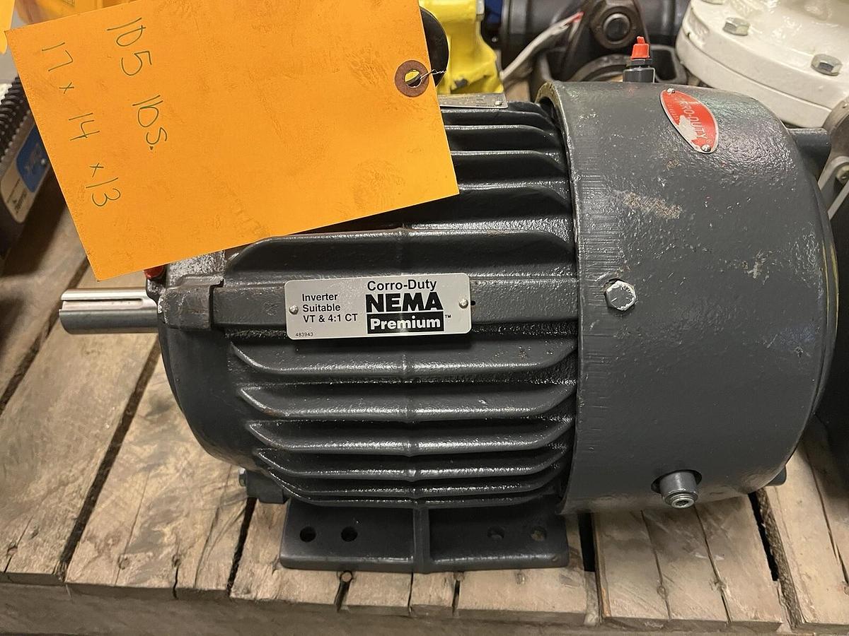 US MOTORS,C5P2B,CORROSION DUTY MOTOR 5HP 1755RPM 184T 230/460V