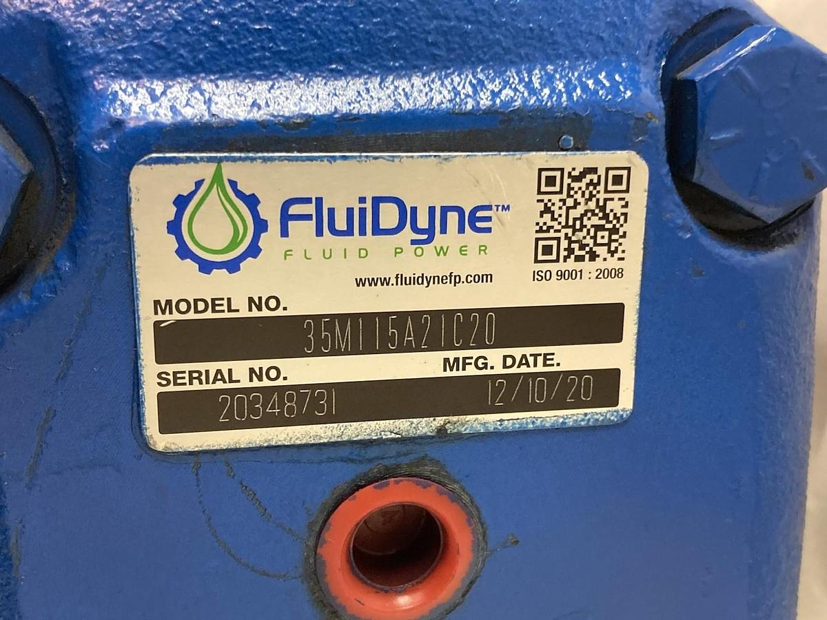 Used Fluidyne,35M115A11C20,Hydraulic Vane Motor