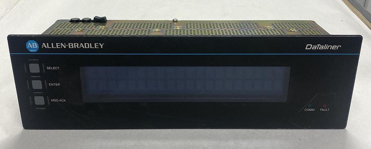 Used ALLEN BRADLEY,2706-E23J16B1,SER D REV E DATALINER OPERATOR INTERFACE