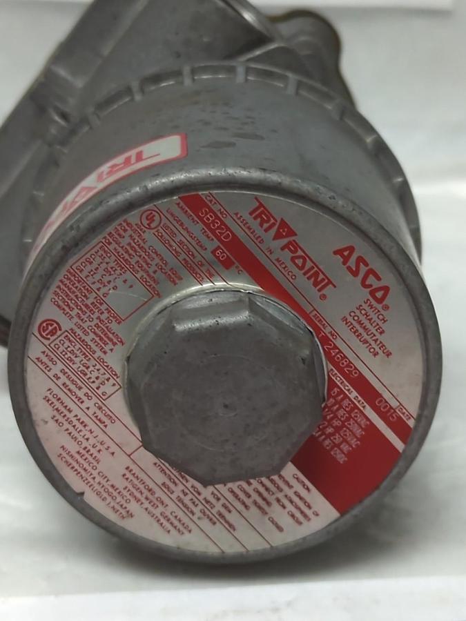 Used ASCO,SB32D,TRI-POINT PRESSURE SWITCH/VALVE PRE-OWNED