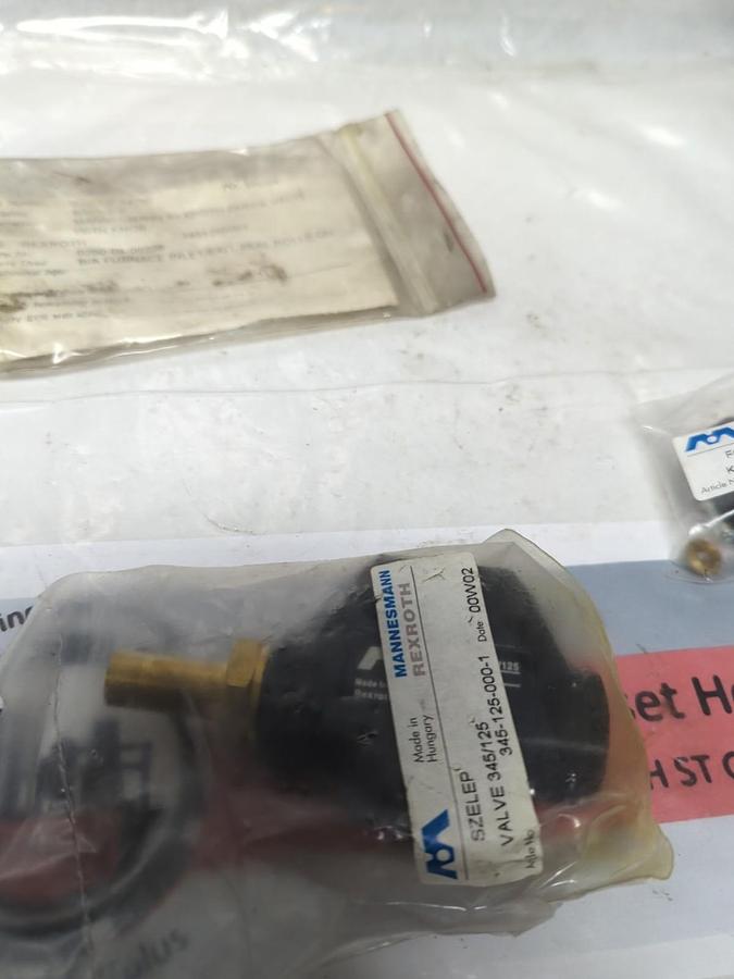 MANNESMANN REXROTH,345-125-00-1,CHECK VALVE WITH KNB 345/125 SZELEP NOS