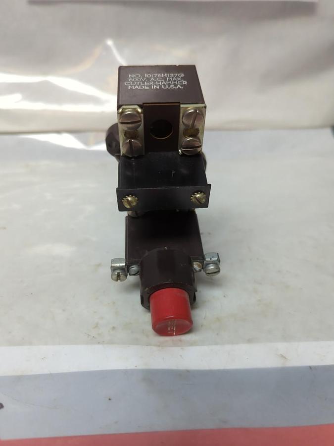Used CUTLER HAMMER,10176H137G,OVERLOAD RELAY 600 VAC PRE-OWNED
