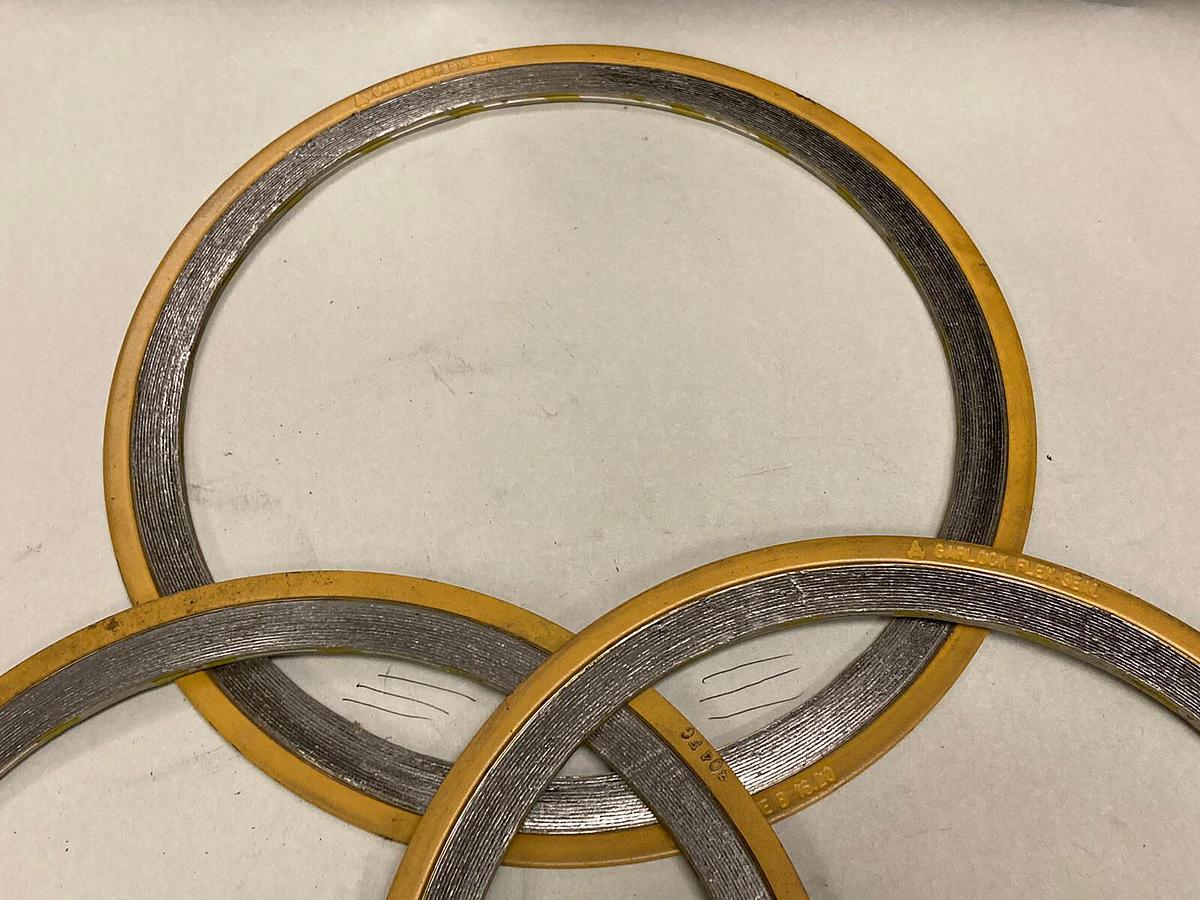 Used Garlock,150 ASME B16.20,Flex Seal Spiral Wound 8 Inches Lot of 3