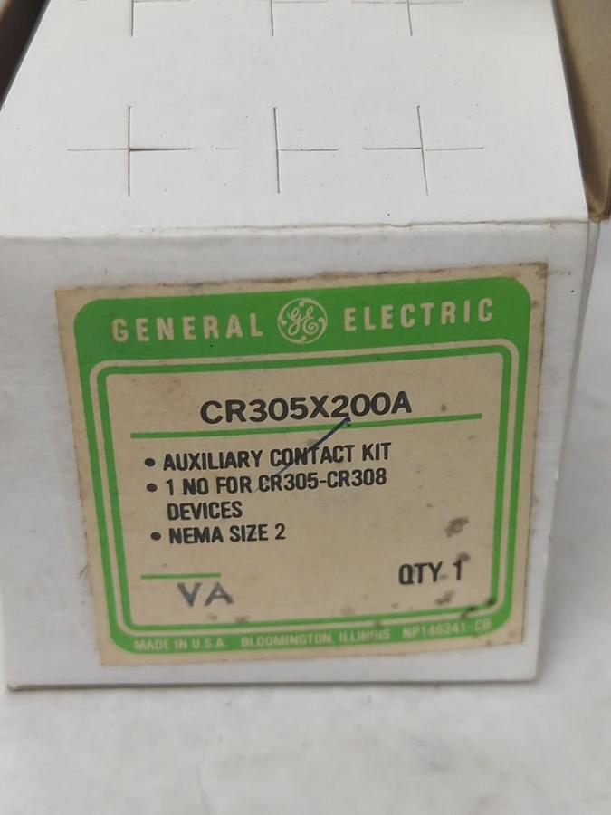 GENERAL ELECTRIC,CR305X200A,AUXILIARY CONTACXT KIT NEMA SIZE 2 NOS
