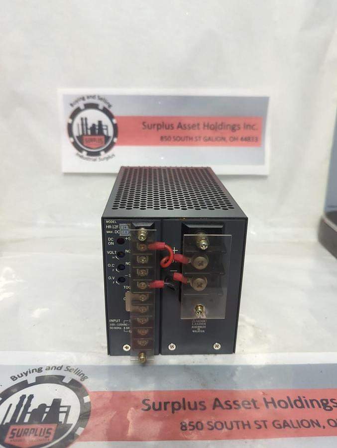 Used NEMIC LAMBDA,HR-12F-24,POWER SUPPLY 100-120VAC 50/60HZ PRE-OWNED