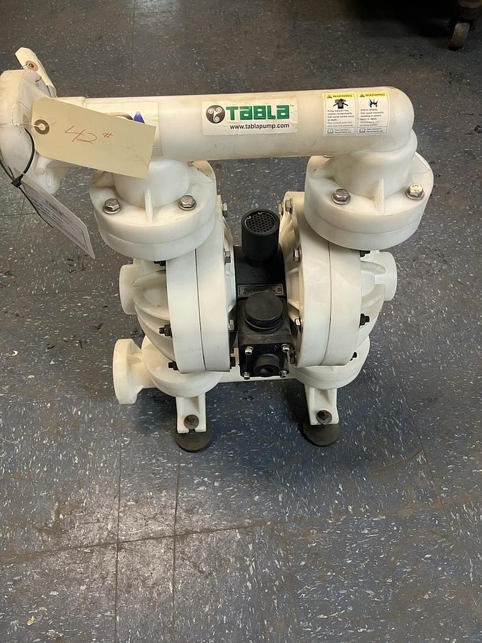 Used TABLA,D40/PPPP/TF/TFPTF/FL/B,DOUBLE DIAPHRAGM PUMP 1-1/2" AODD