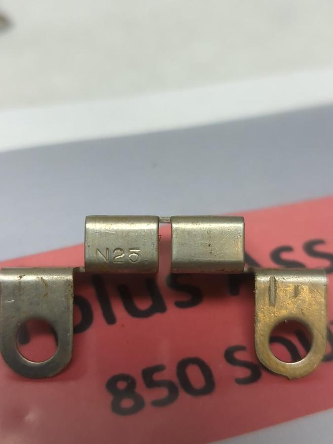 Used WESTINGHOUSE,N-25,THERMAL OVERLOAD HEATER RELAY LOT OF 2 USED