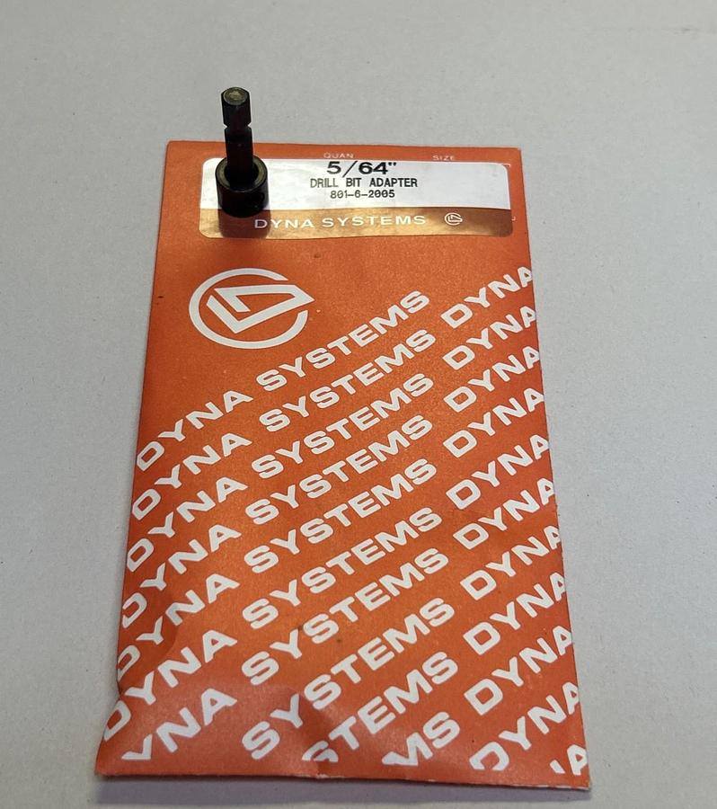 DYNA SYSTEMS,5/64INCH,DRILL BIT ADAPTER NOS