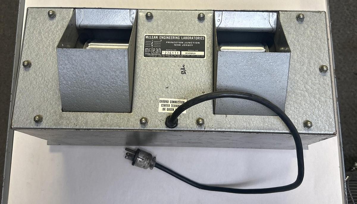 Used MCLEAN ENGINEERING,2E408A10,DUAL VENTILATION FAN