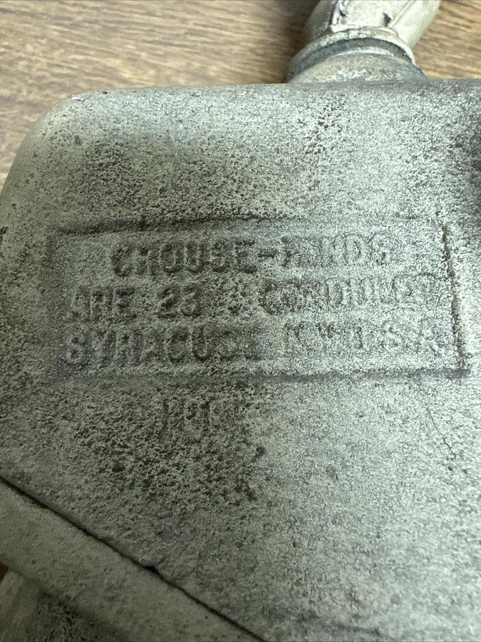 Used Crouse-Hinds,ARE23,Arktite Condulet Receptacle w/Snap Cap