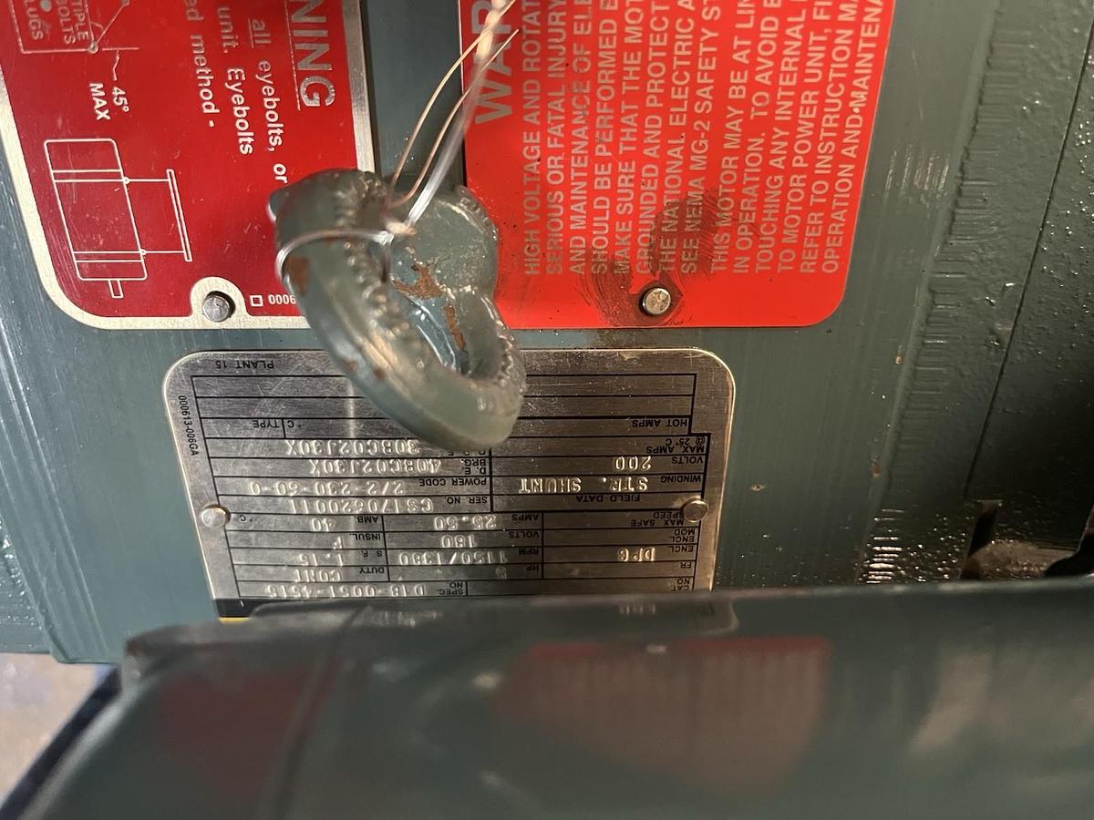 RELIANCE,DC180ATZ,RPM III 5HP MOTOR DPG 180VDC 1150RPM