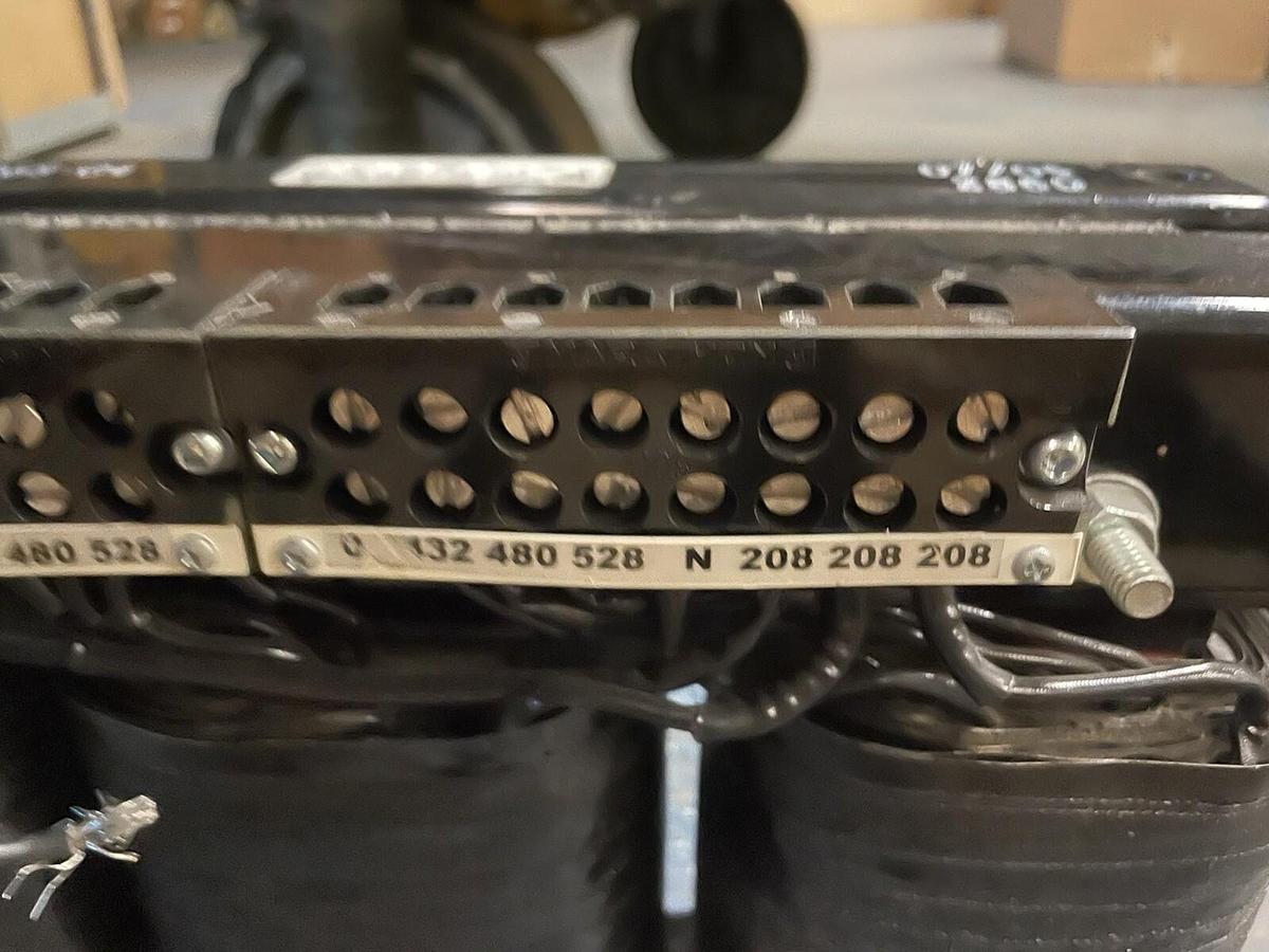 Used TRANS TEC OPT,2860,TRANSFORMER 3KVA PRI 480V SEC 208Y 3PH