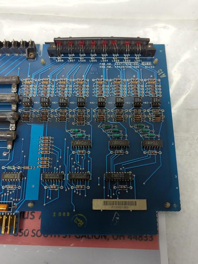 Used GENERAL ELECTRIC,IC00YB804A,115V AC DC INPUT CIRCUIT BOARD PRE-OWNED