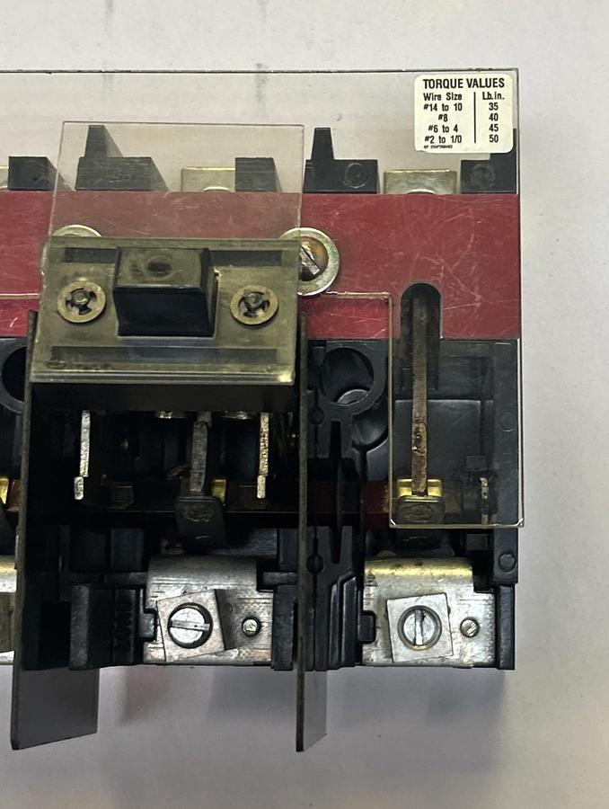 Used WESTINGHOUSE,DS26U,DISCONNECT SWITCH
