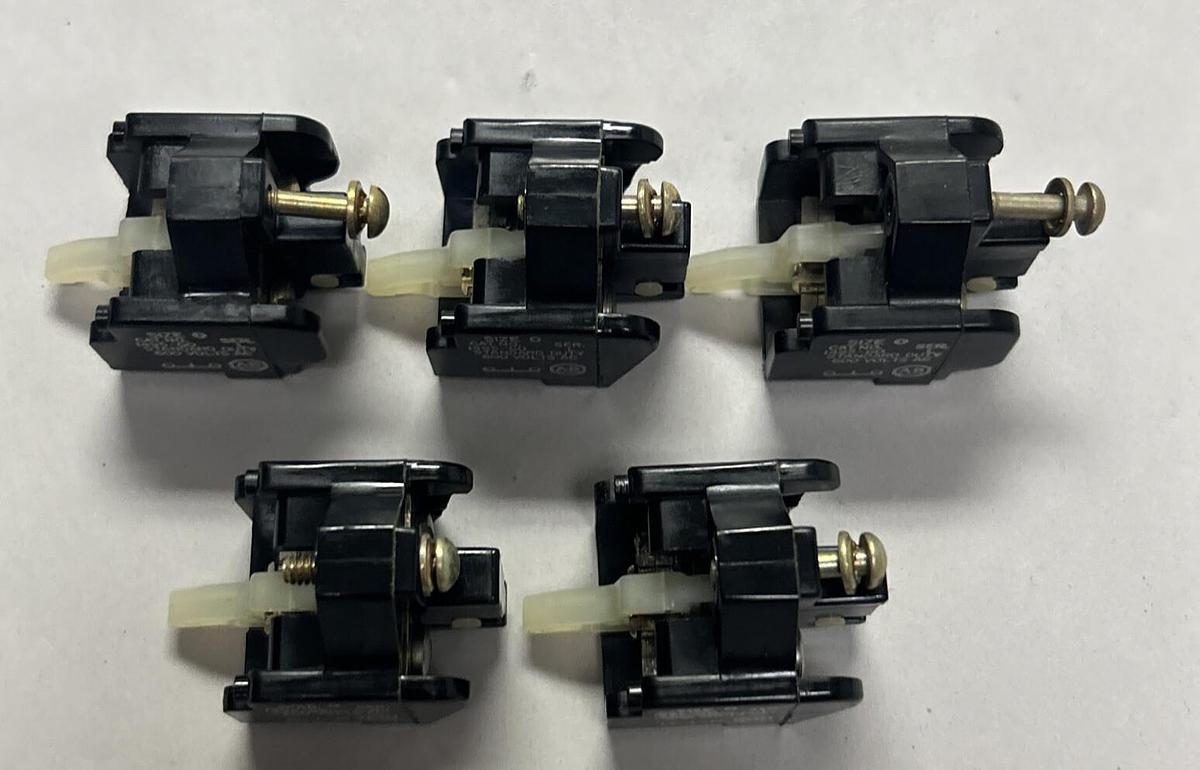 ALLEN BRADLEY,1495-G0,SER L AUXILIARY CONTACT LOT OF 5 NOS