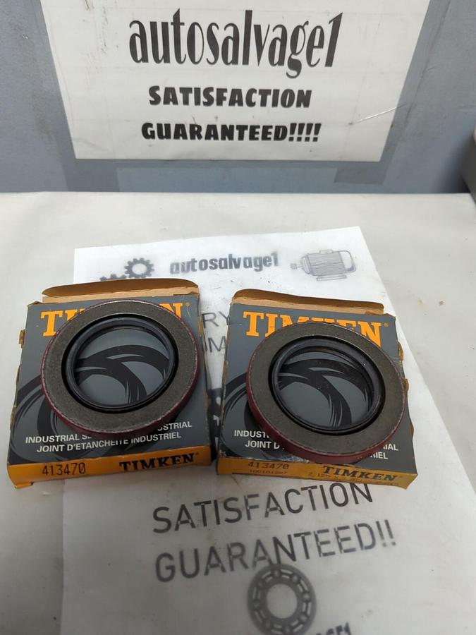 TIMKEN,413470,OIL SEAL 2.125 X 3.371 X 0.75 LOT OF 2 NOS