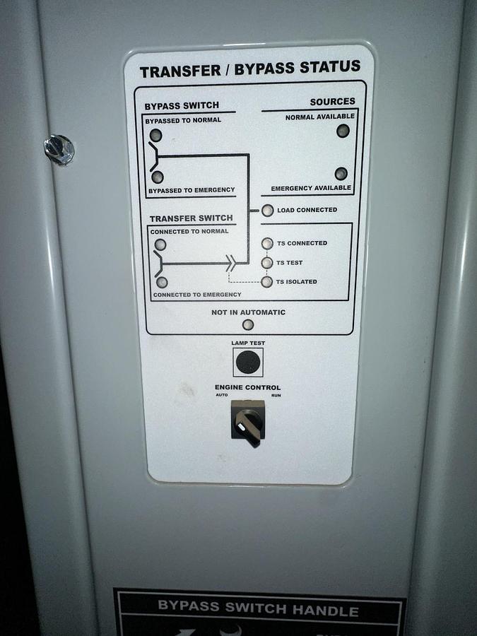 Emerson ASCO,7000 Series,TRANSFER SWITCH 7ACTB 480V 600A 3PH  J7ACTBA30600N5ZC