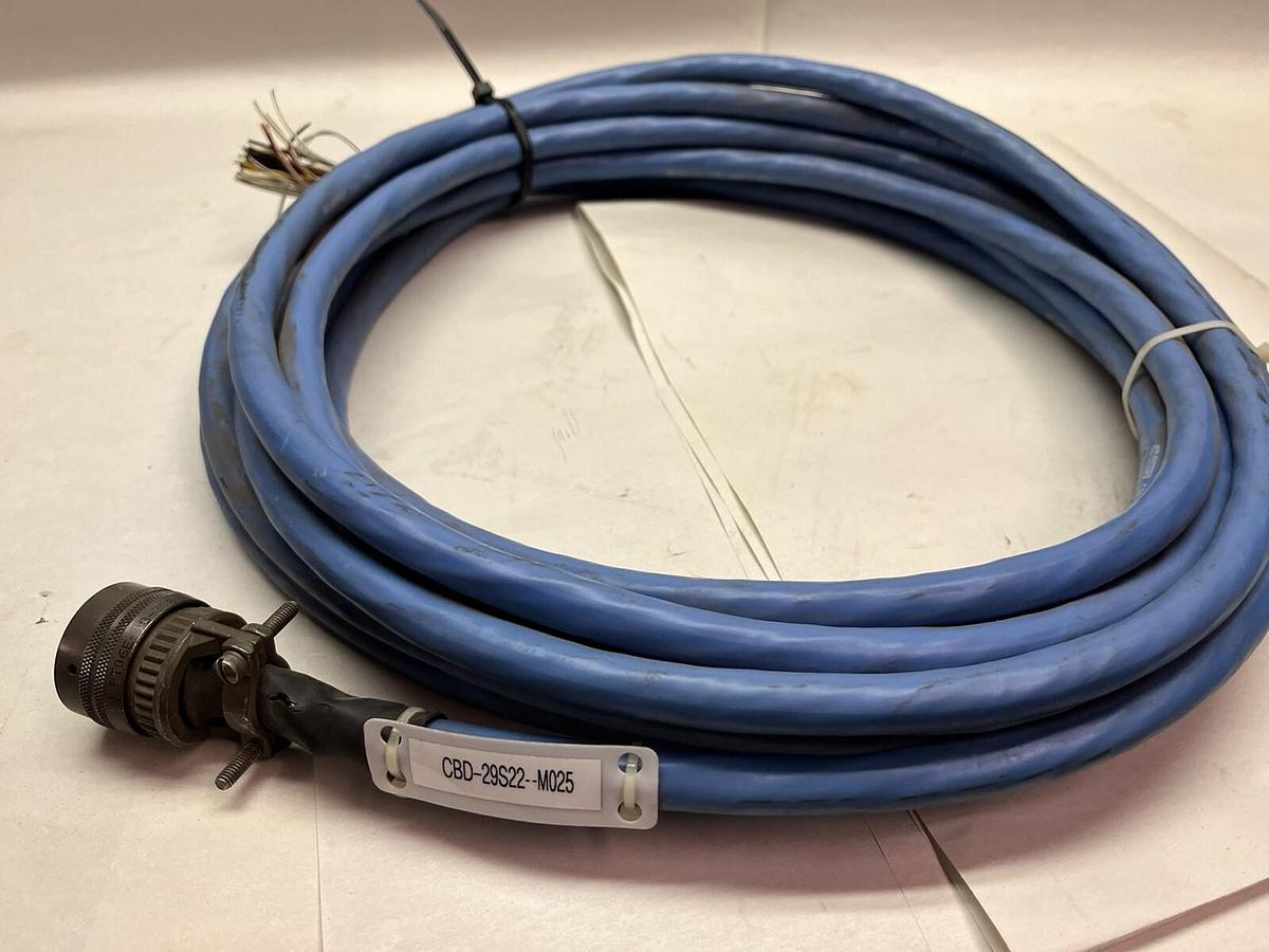 Used ELECTRO-MATIC,CBD-29S22-M025, SERVO CABLE 25 FT