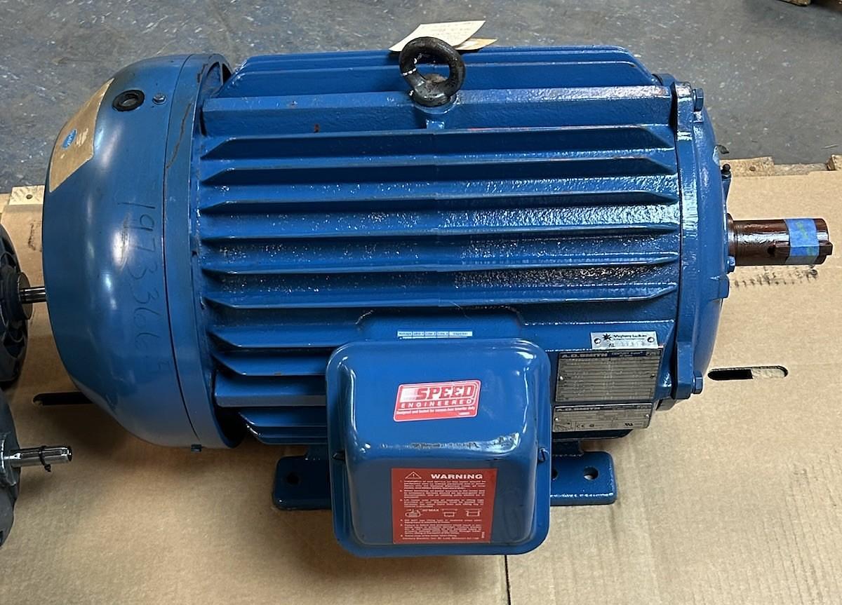 Used AO SMITH,F-391355-62,MOTOR 30HP 3530RPM 230/460V 286TS FRAME