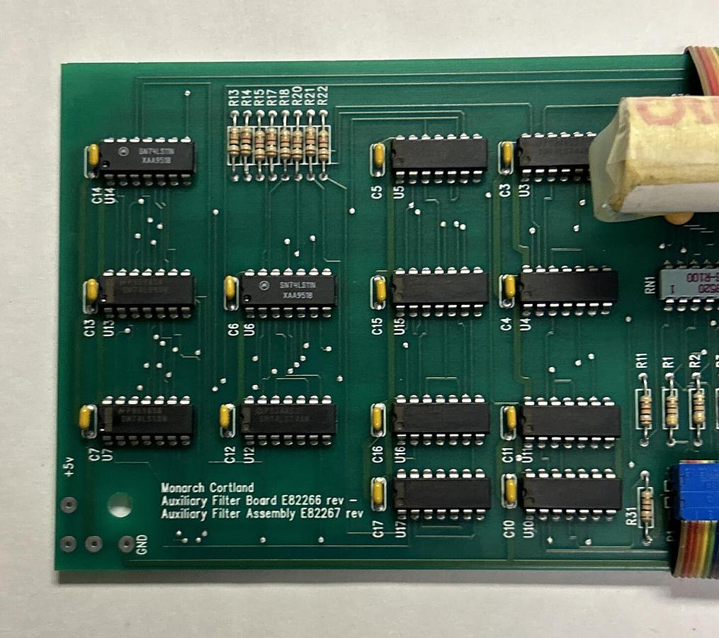 MONARCH CORTLAND,E82266/E82267, AUXILIARY FILTER BOARD NOS