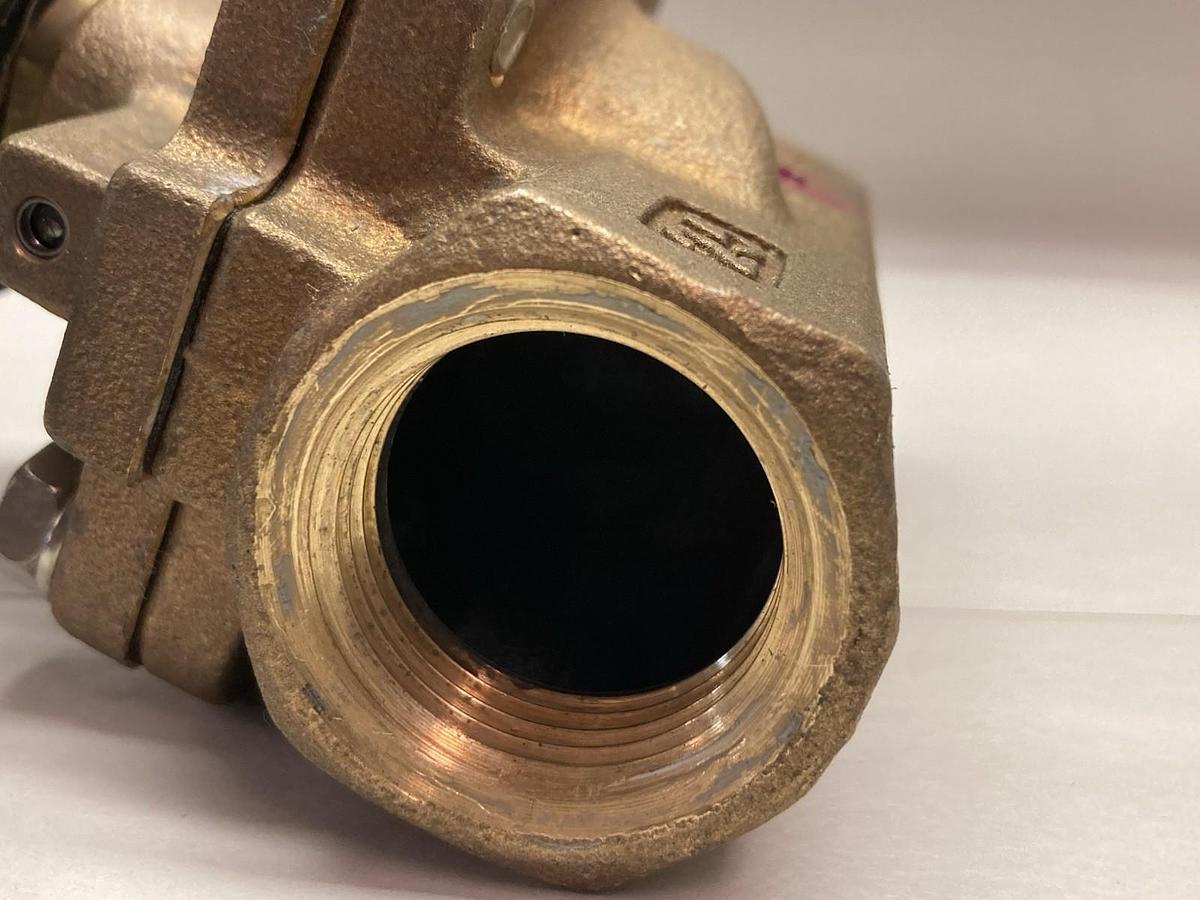 Used CKD,Model AD11-25A,Solenoid Valve 0.02-1 Air 0.02-0 Water 25(Rc1)