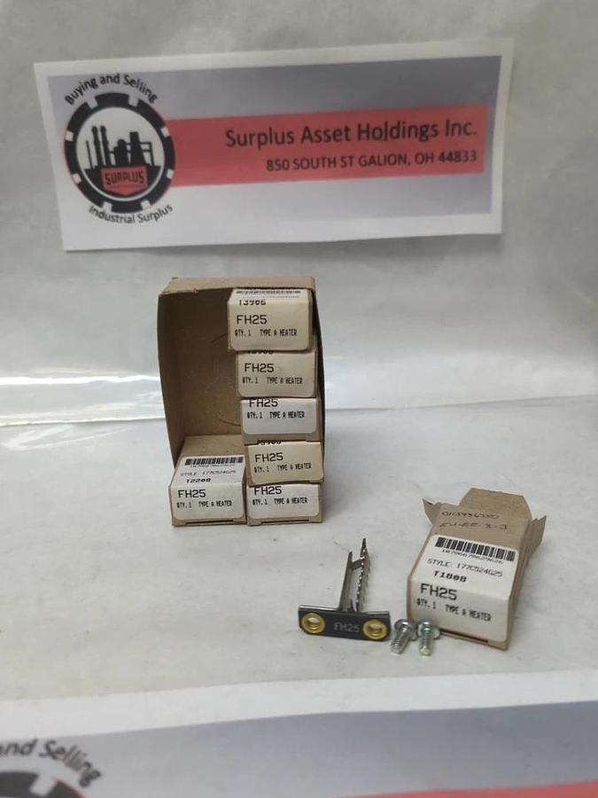 CUTLER-HAMMER,FH25,OVERLOAD HEATER ELEMENT LOT OF 7 NOS