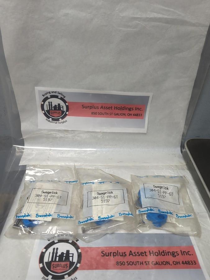 SWAGELOK,304-S1-PP-6T,SUPPORT KIT LOT OF 3 NOS