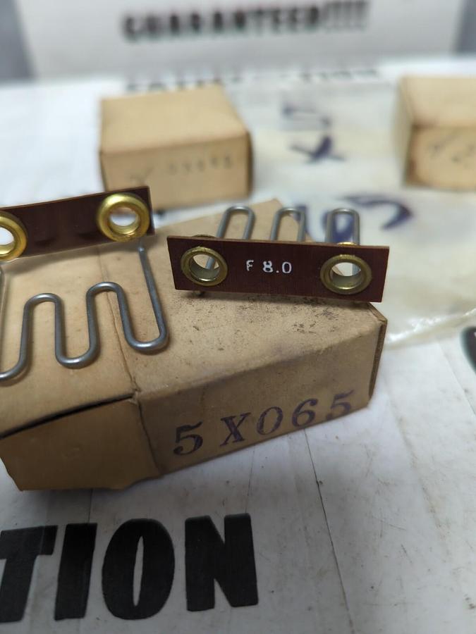 DAYTON ELECTRIC,5X65,STYLE F 8.0 HEATER ELEMENTS LOT OF 6 NOS