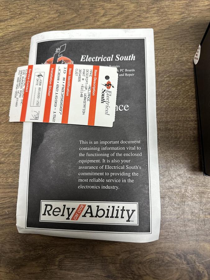 Used Reliance Electric,61C148,Data Panel