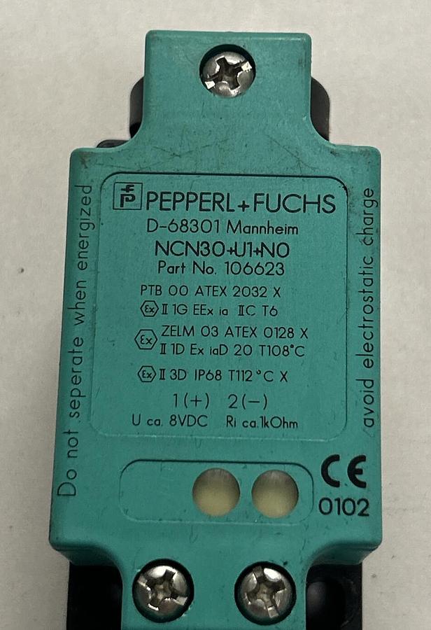 Used PEPPERL & FUCHS,NCN30+U1+N0,INDUCTIVE SENSOR