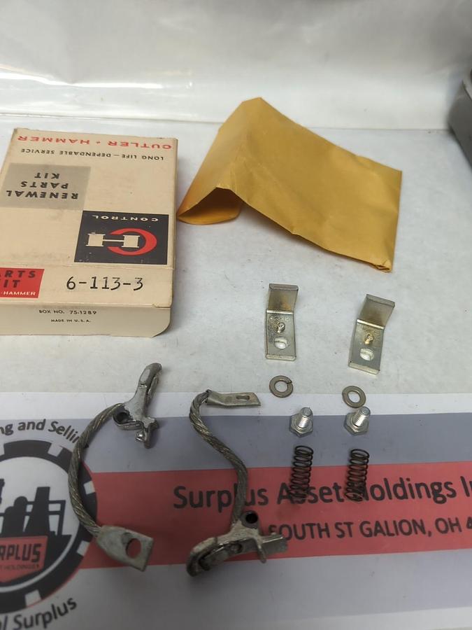 CUTLER-HAMMER,6-113-3,CONTACT RENEWAL PARTS KIT NOS