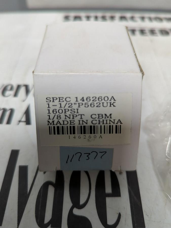 US. GAUGE,146260A,PRESSURE GAUGE  160PSI 1/8NPT NOS