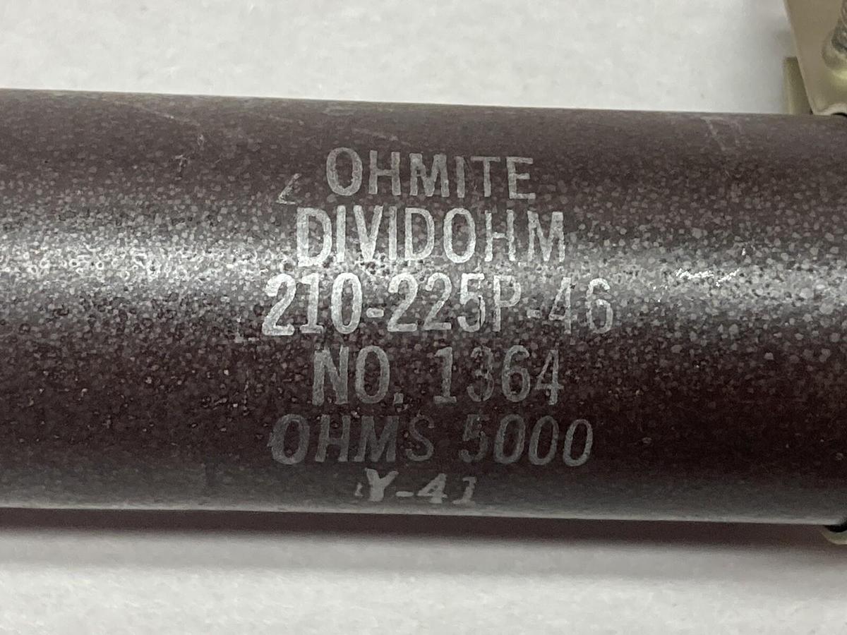 Ohmite,1364 210-225P-46,Resistor 5000 OHMS