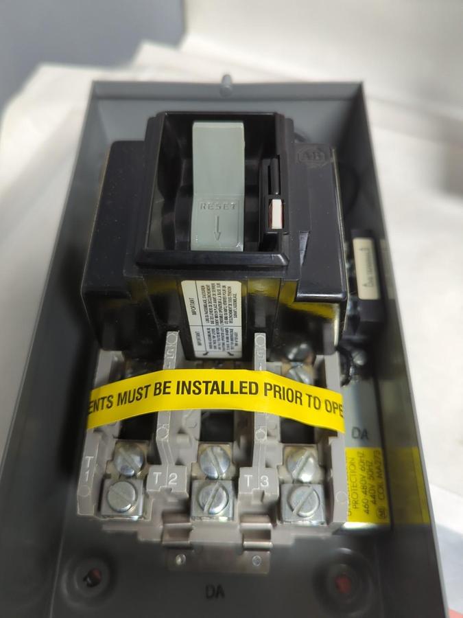 ALLEN BRADLEY,609TU-NX2,SERIES H SIZE 0 MANUAL STARTER NEW WITHOUT BOX