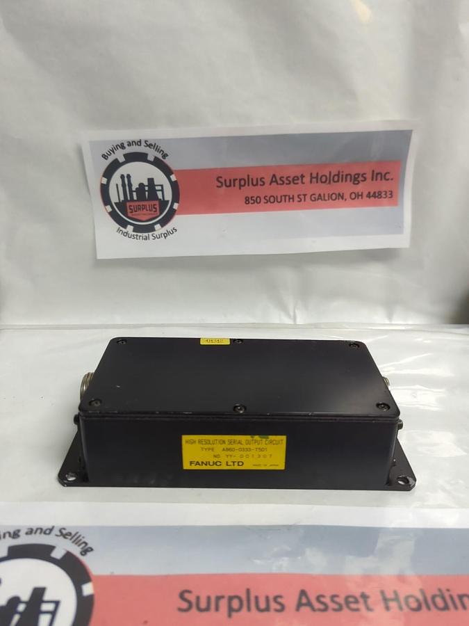 Used FANUC,A860-0333-T501,HIGH RESOLUTION SERIAL OUTPUT CIRCUIT PRE-OWNED