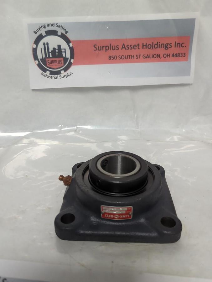 Used LINK BELT,F-223,FLANGE MOUNT BEARING 4-BOLT BASE 1-7/16 INCH BORE PRE-OWNED