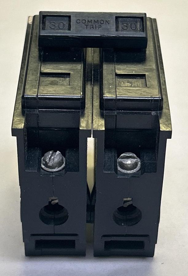 Used WESTINGHOUSE,CU-AL,CIRCUIT BREAKER 30A 120/240V 2P