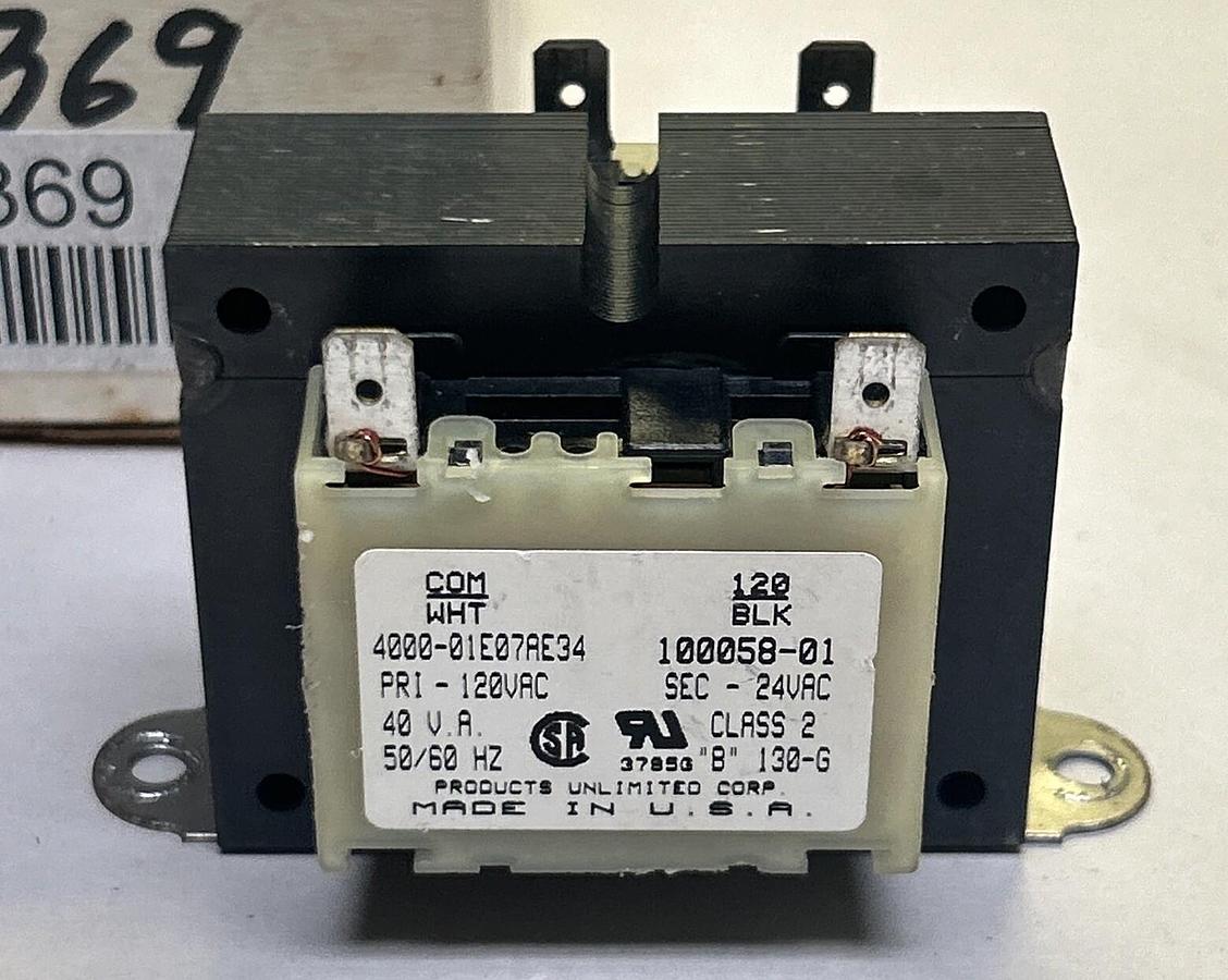 Used TYCO PRODUCTS,4000-01E07AE34,TRANSFORMER
