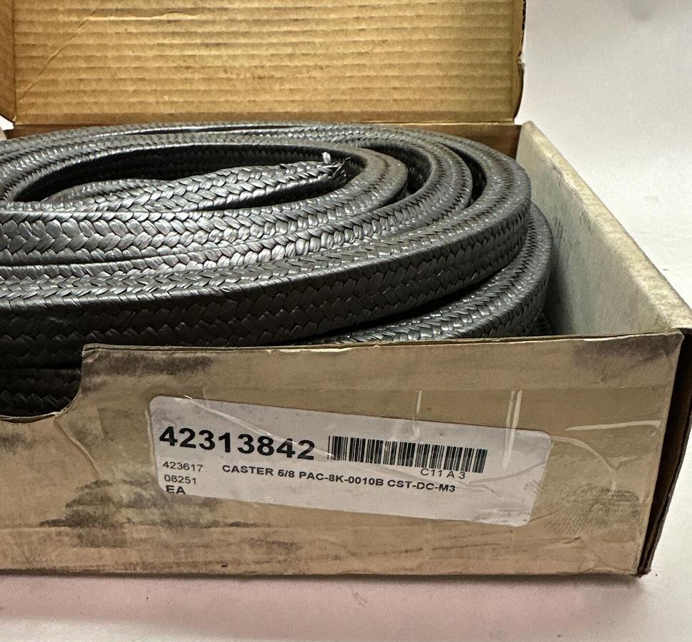 Used Caster,5/8 PAC-8K-0010B,Door Seal 5/8" Extreme Temp Door Gasket