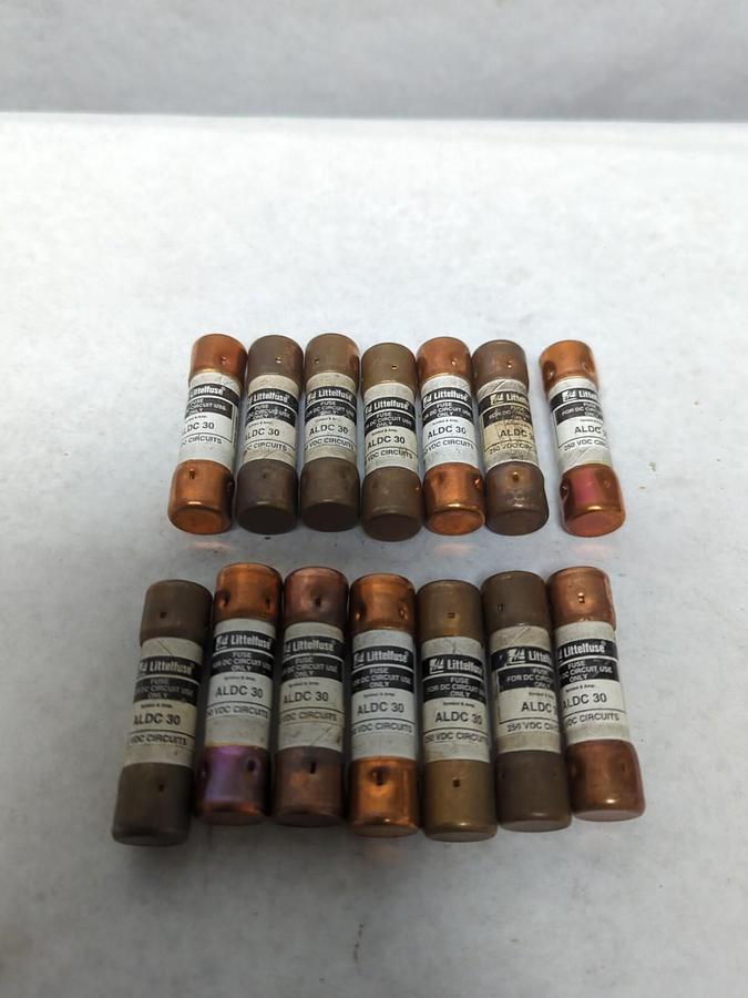 LITTELFUSE,ALDC 30,FUSE LOT OF 14 NOS