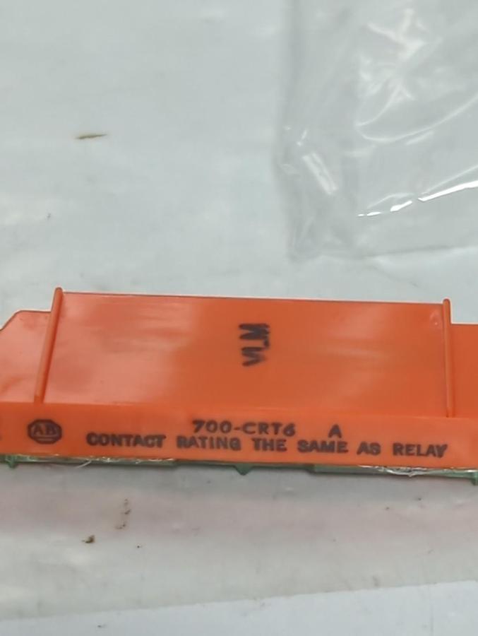 ALLEN BRADLEY,700-CRT6,NORMALLY CLOSED CONTACT CARTRIDGE ORANGE SERIES A NOS