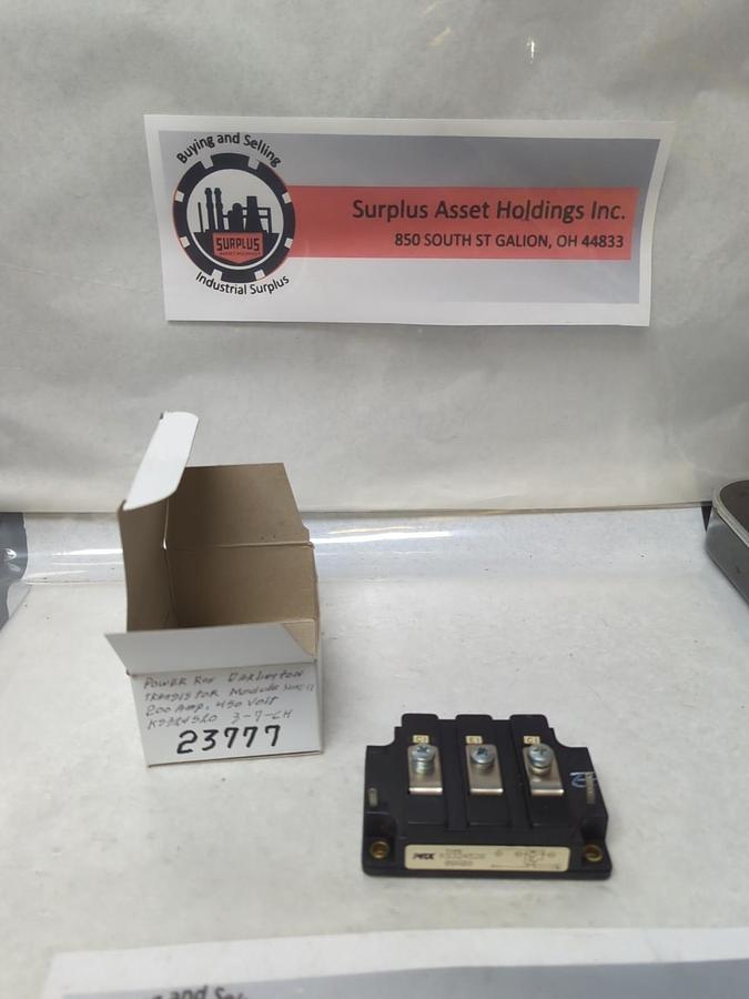 Used POWEREX DARLINGTON,KS32420,TRANSISTOR MODULE 200 AMP 450V PRE-OWNED
