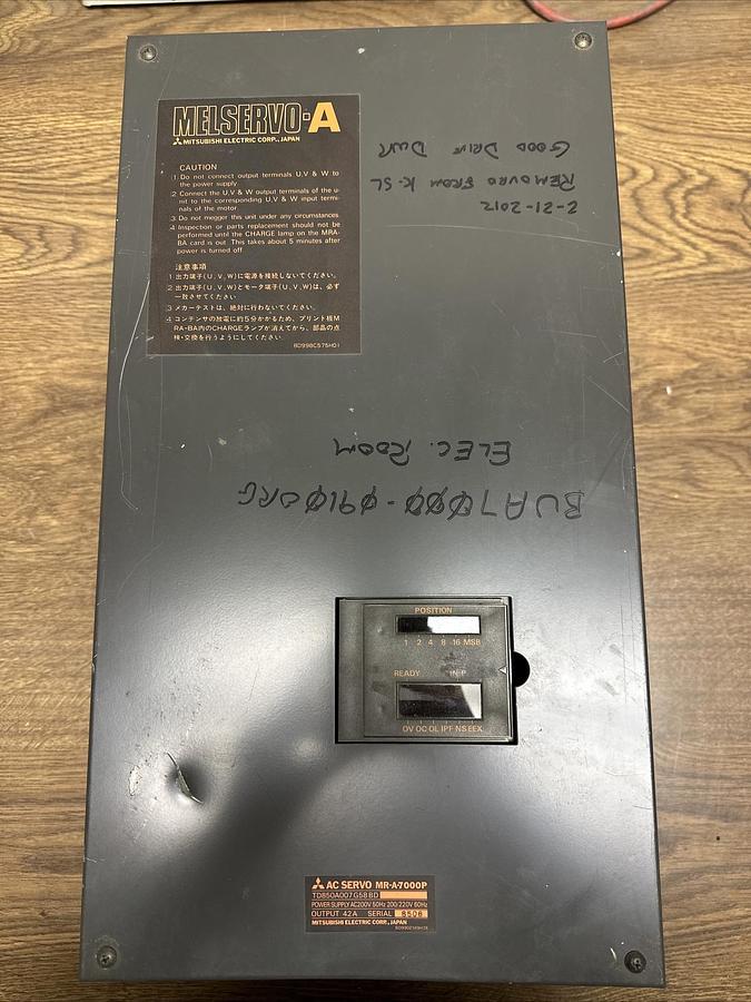 Used Mitsubishi,MR-A-7000P,Melservo-A