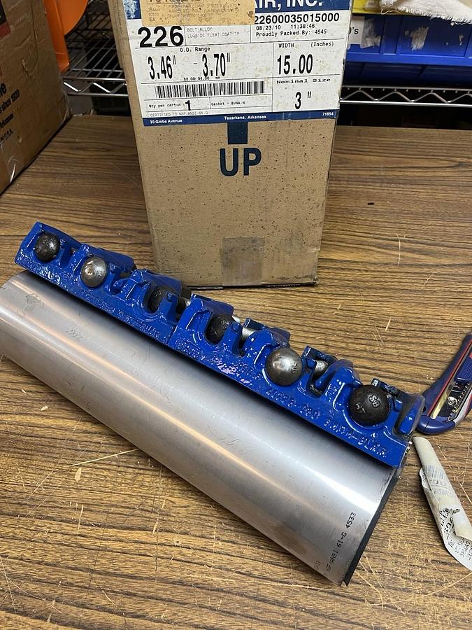 SMITH BLAIR,226-00035015000,FULL CIRCLE PIPE REPAIR CLAMP SIZE 3" WIDTH 15"