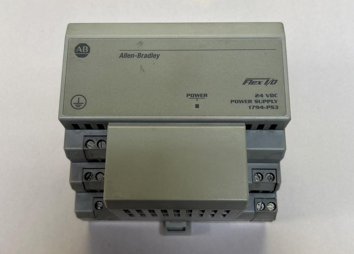 Used ALLEN BRADLEY,1794-PS3,FLEX I/O POWER SUPPLY MODULE 24VDC