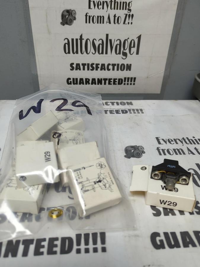 ALLEN BRADLEY,W29,OVERLOAD PROTECTION HEATER ELEMENTS LOT OF 9 NOS