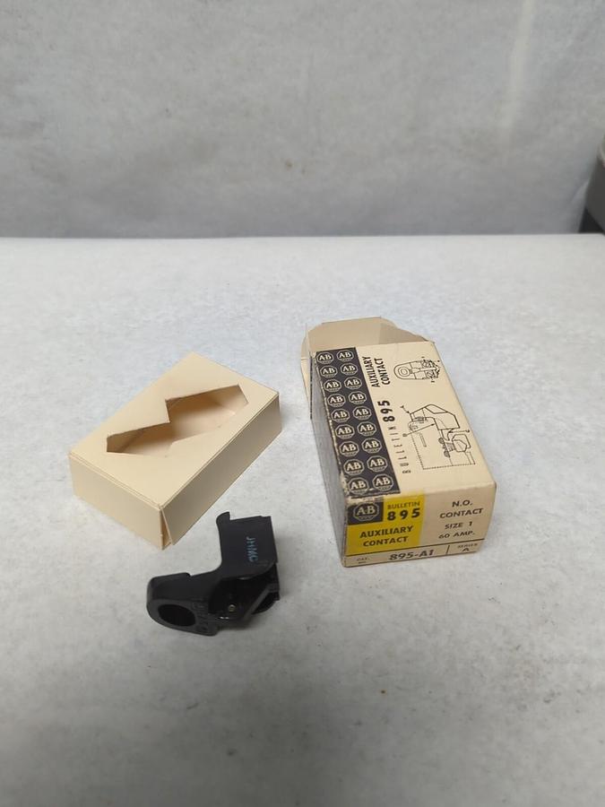 ALLEN-BRADLEY,895-A1,SERIES A SIZE 1 AUXILIARY CONTACT 60 AMP NOS